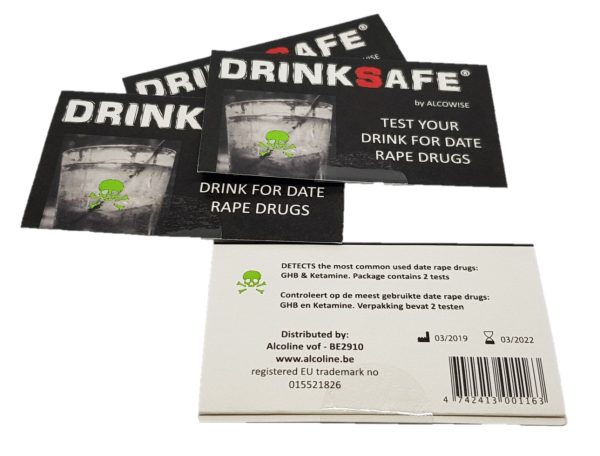 Drinksafe Test drink date rape drugs