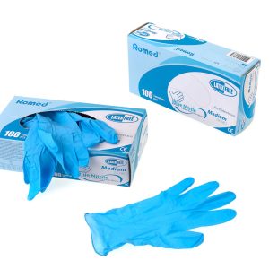 Blauw nitril handschoenen