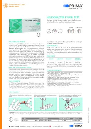 HELICOBACTER PYLORI INFECTIE TEST