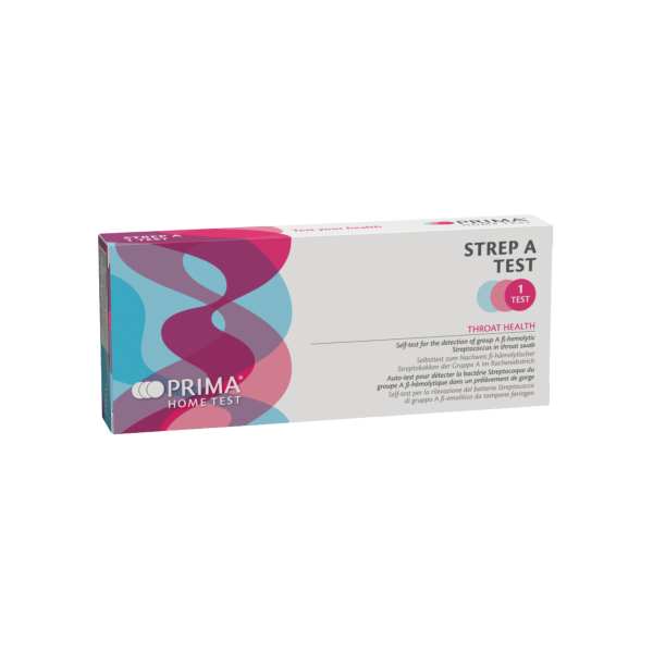 Prima Lab Streptokokken A test - zelftest op Strep A infectie - CE keurmerk - 1 testkit