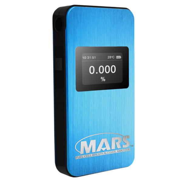 MARS alcoholtester met verwisselbare sensormodule en smartphone app - CE, FDA, DOT gecertificeerd